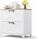 Lockable 2-Drawer Metal Lateral File Cabinet
