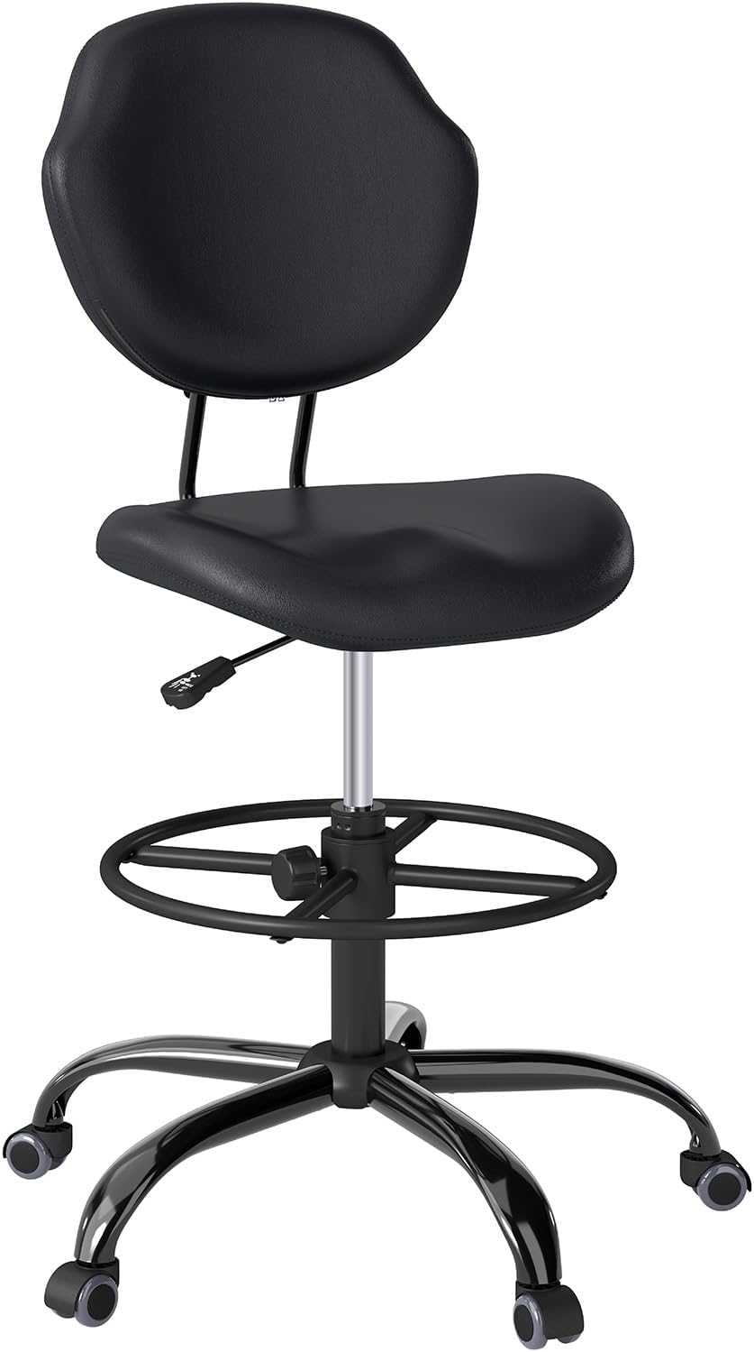 Adjustable Rolling Drafting Office Bar Stool