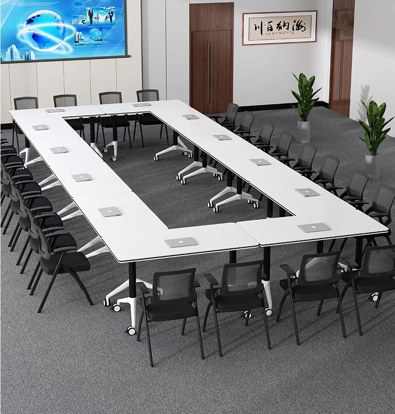 Foldable Mobile Rolling Office Conference Training Table