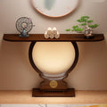 Modern Narrow Wooden Entryway Console Sofa Table