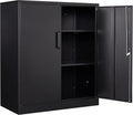 Lockable Metal Cabinet Adjustable Storage Shelves
