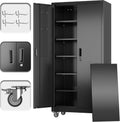 Industrial Wheeled Metal Storage Lockable Cabinet