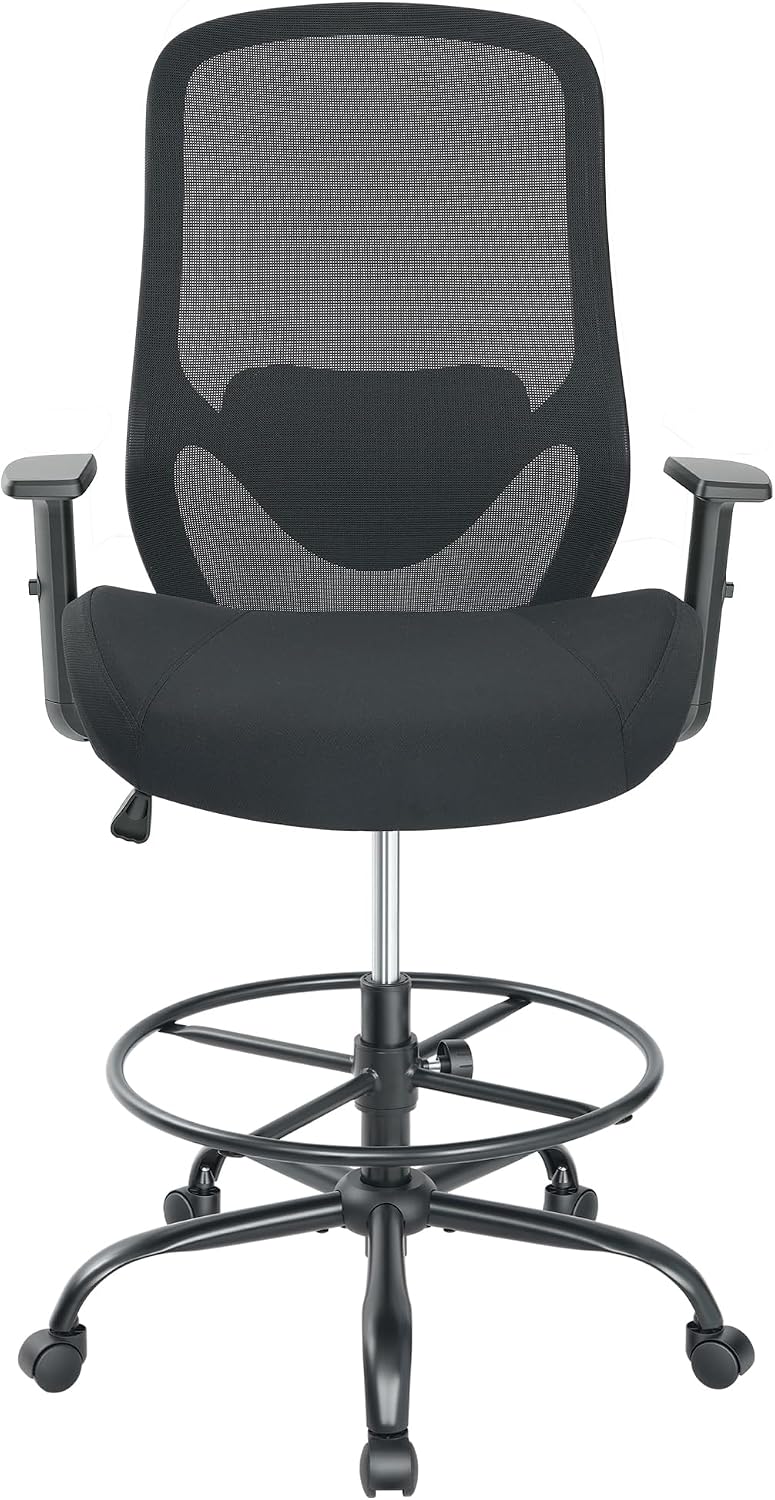 Heavy Duty Mesh Ergonomic Drafting Office Chair