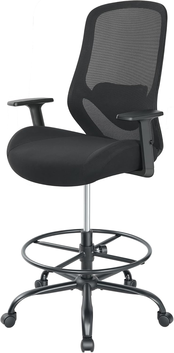 Heavy Duty Mesh Ergonomic Drafting Office Chair