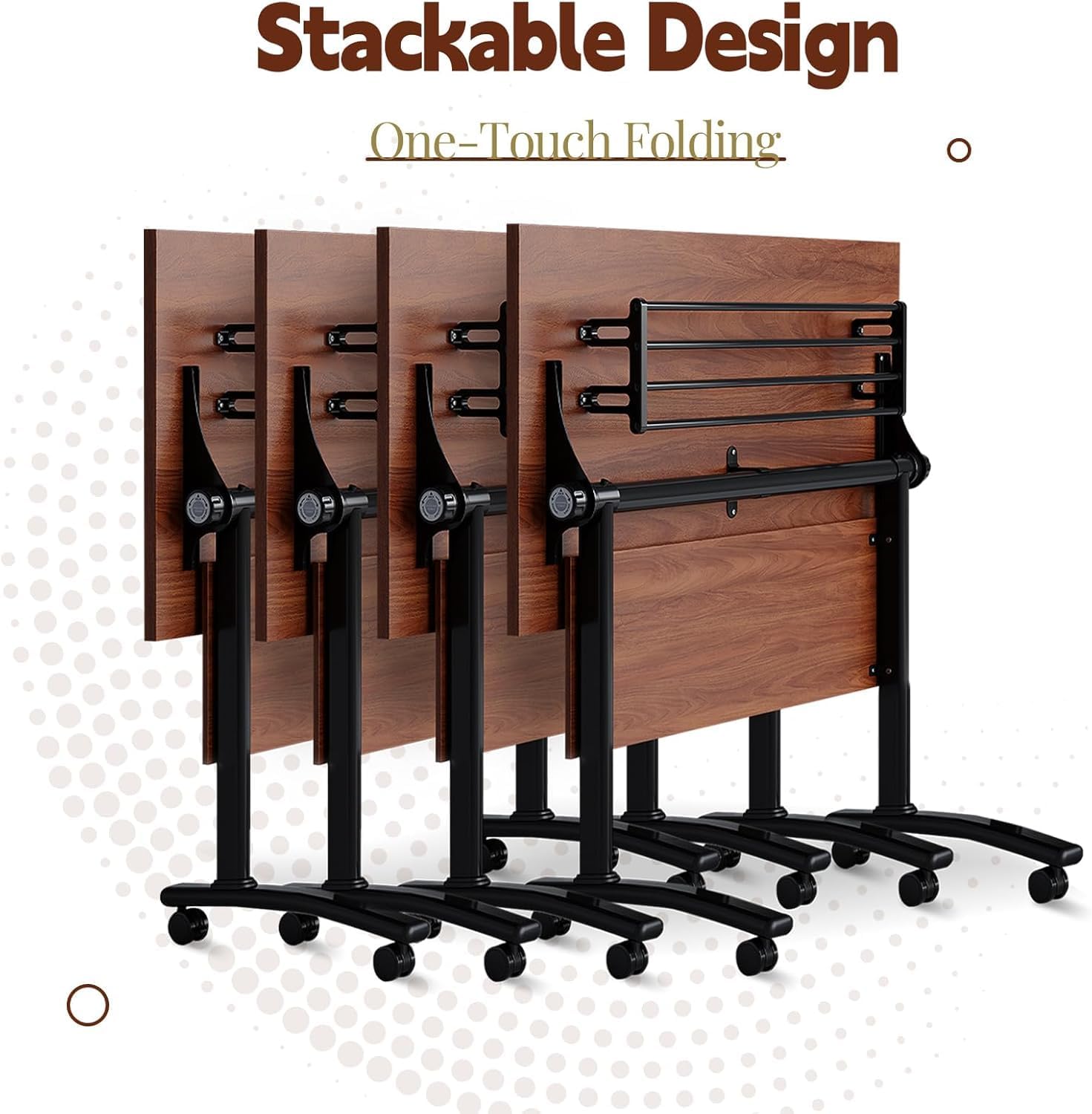 Modern Foldable Mobile Conference Training Table