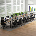 Rectangular Conference Table Charging Station Storage