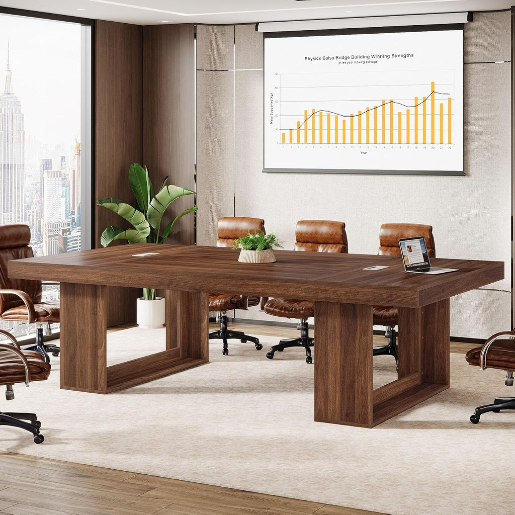8FT Large Office Conference Table for Ten