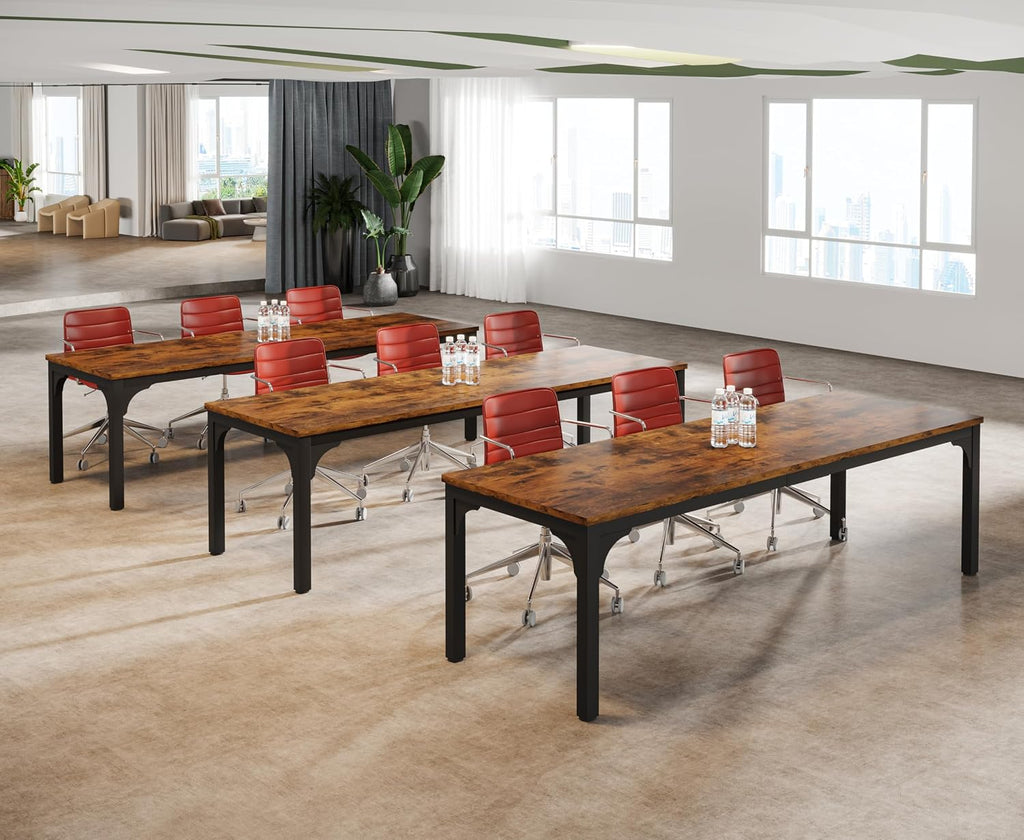 13FT Large Sturdy Business Conference Table