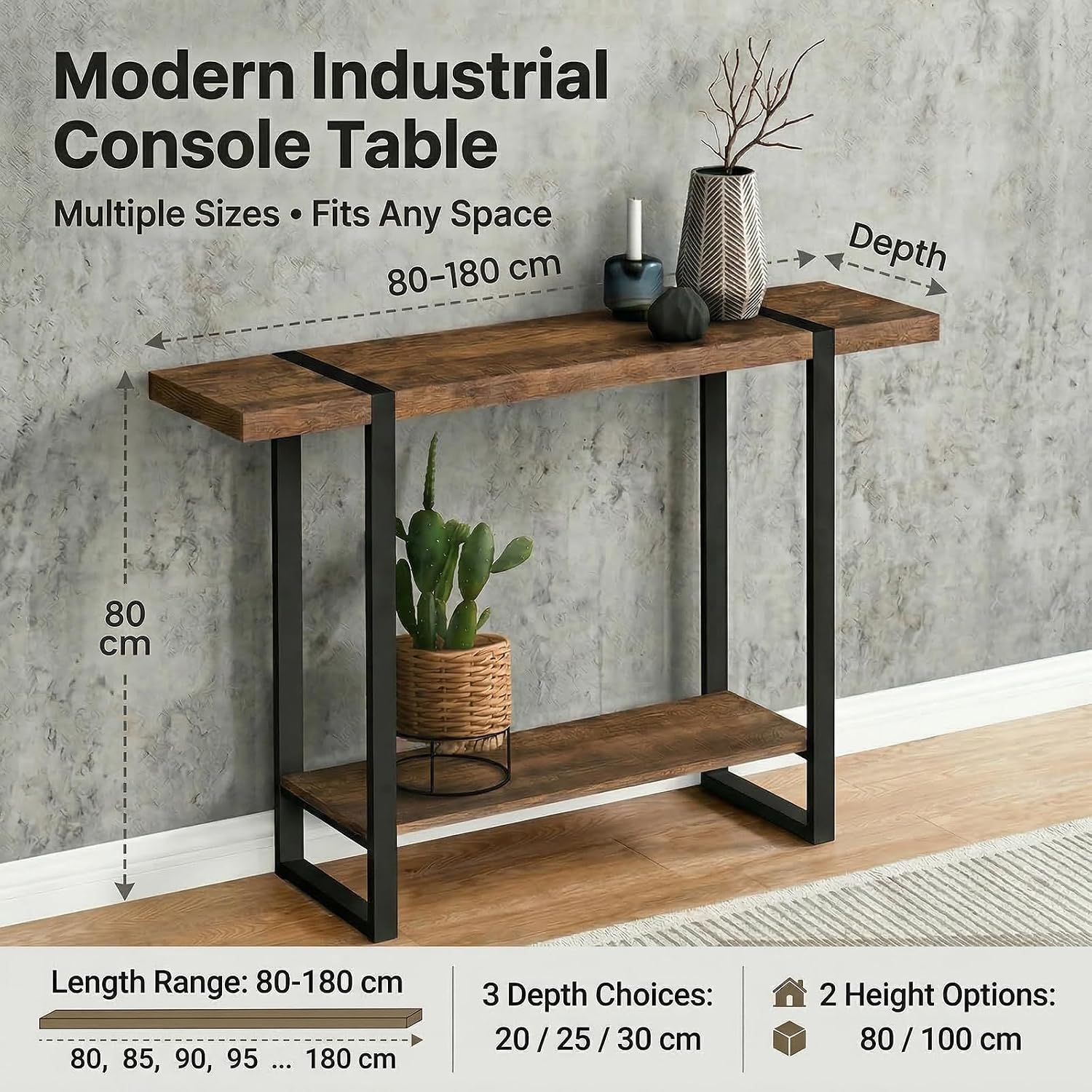 Solid Wood Console Table
