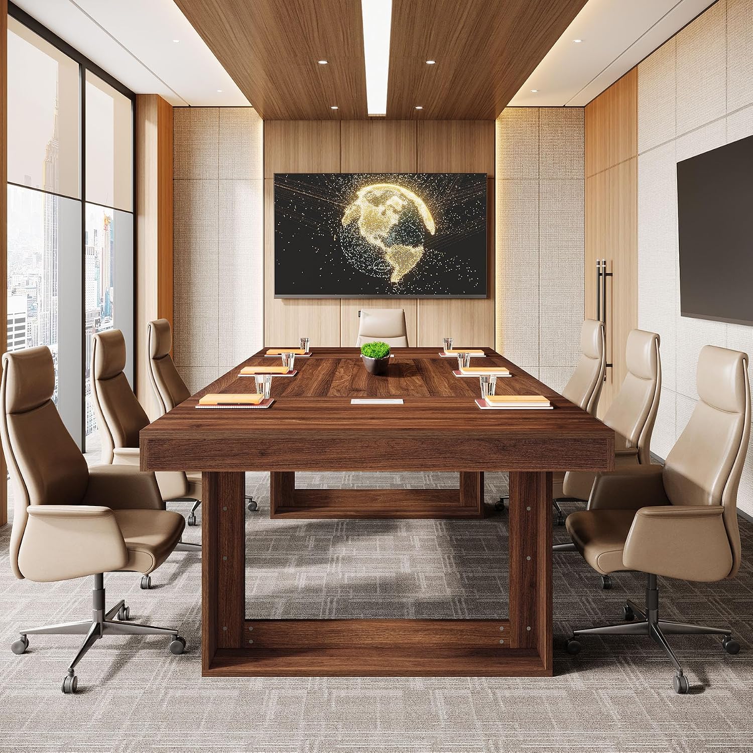 8FT Large Office Conference Table for Ten
