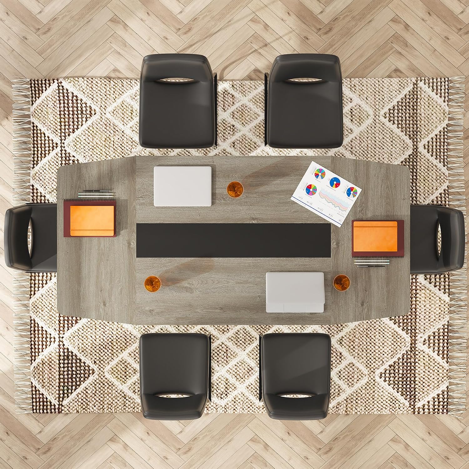 Grey Seminar 6FT Conference Table